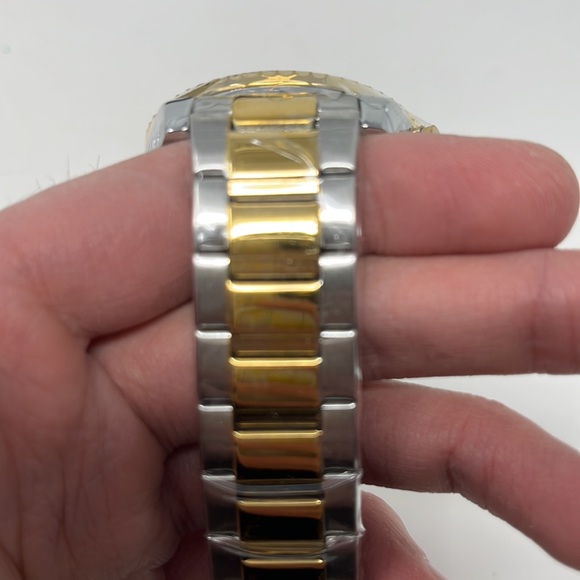 Mens watch gold blue silver Christmas sale - Picture 5 of 5